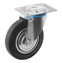 SC 63 - Промышленное колесо 160 мм (площадка, поворотн., черн. рез., роликоподш.)