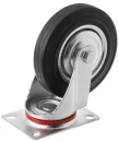 SC 63 - Промышленное колесо 160 мм (площадка, поворотн., черн. рез., роликоподш.)
